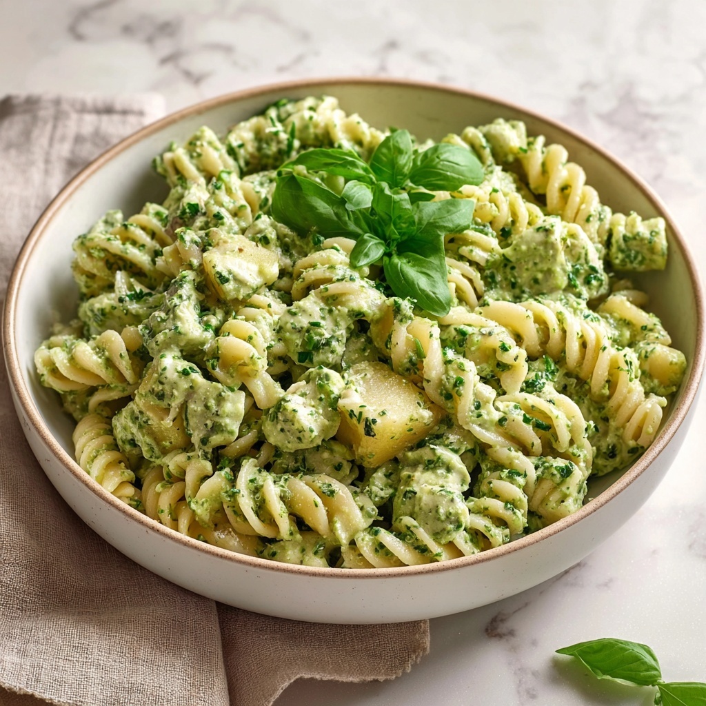 Creamy Avocado Green Goddess Pasta Recipe - Recipe Image