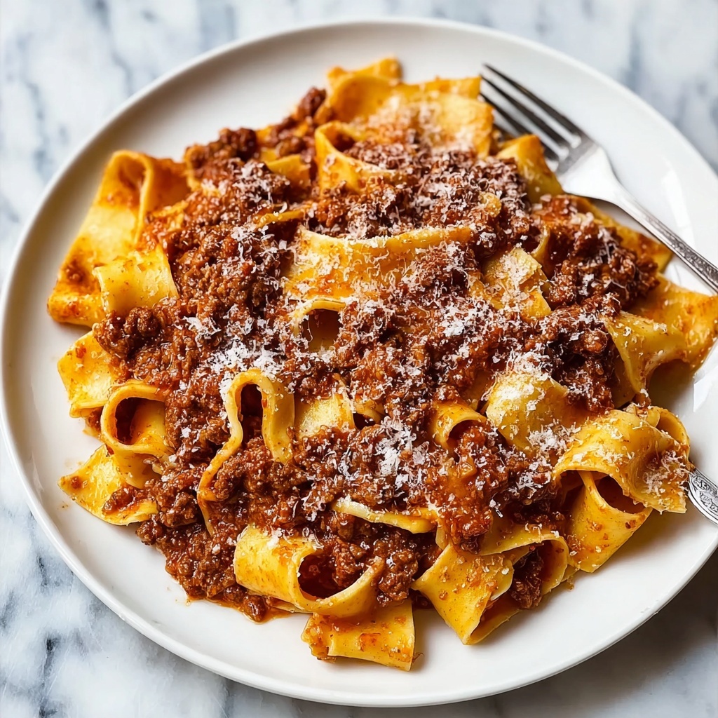 Tuscan Ragu with Beef and Pork Sausage Recipe - Recipe Image