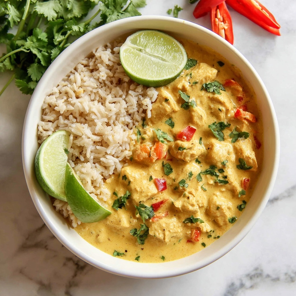 Thai Slow Cooker Chicken Curry with Butternut Squash and Coconut Milk Recipe - Recipe Image