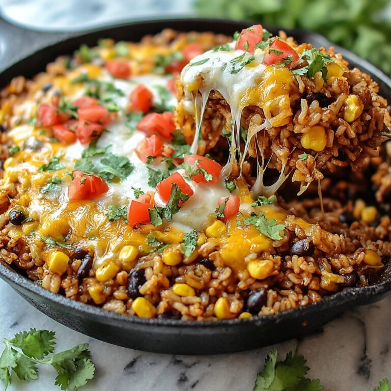 One-Pot Taco Rice Skillet Recipe