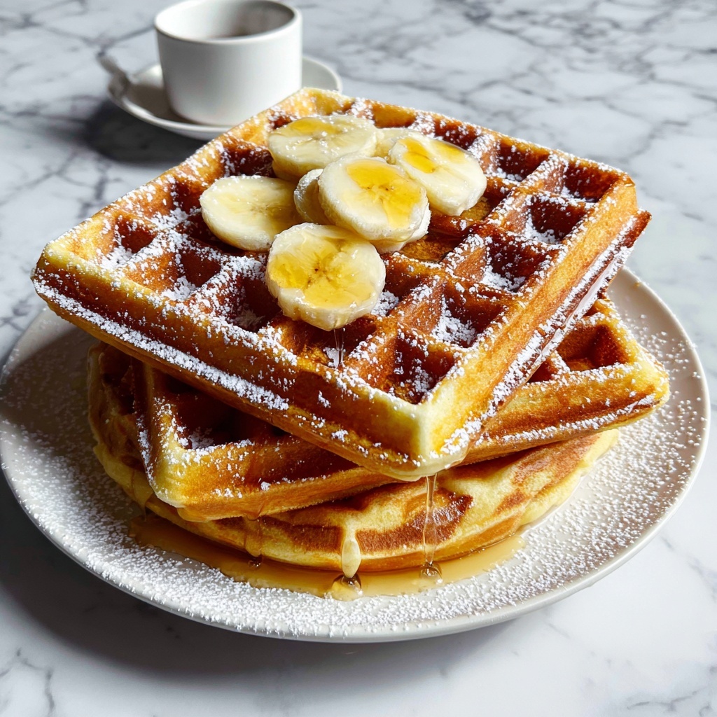 TikTok-Inspired Cloud Waffles Recipe - Recipe Image