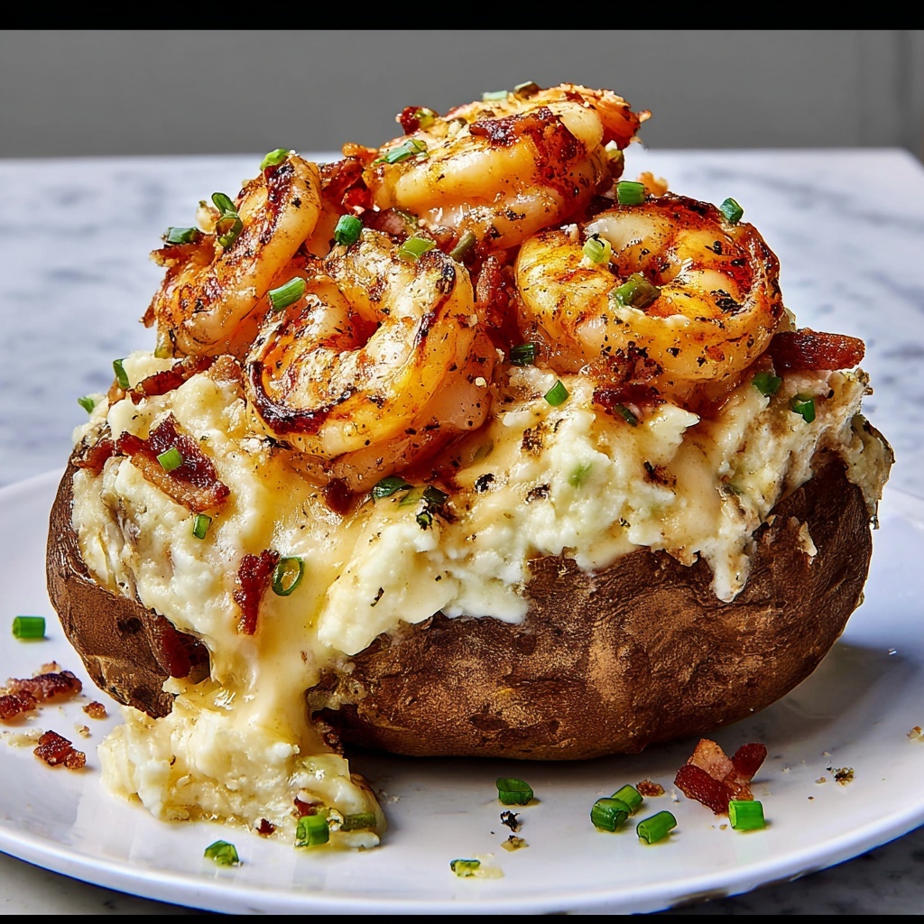 Loaded Shrimp Baked Potato Recipe - Recipe Image