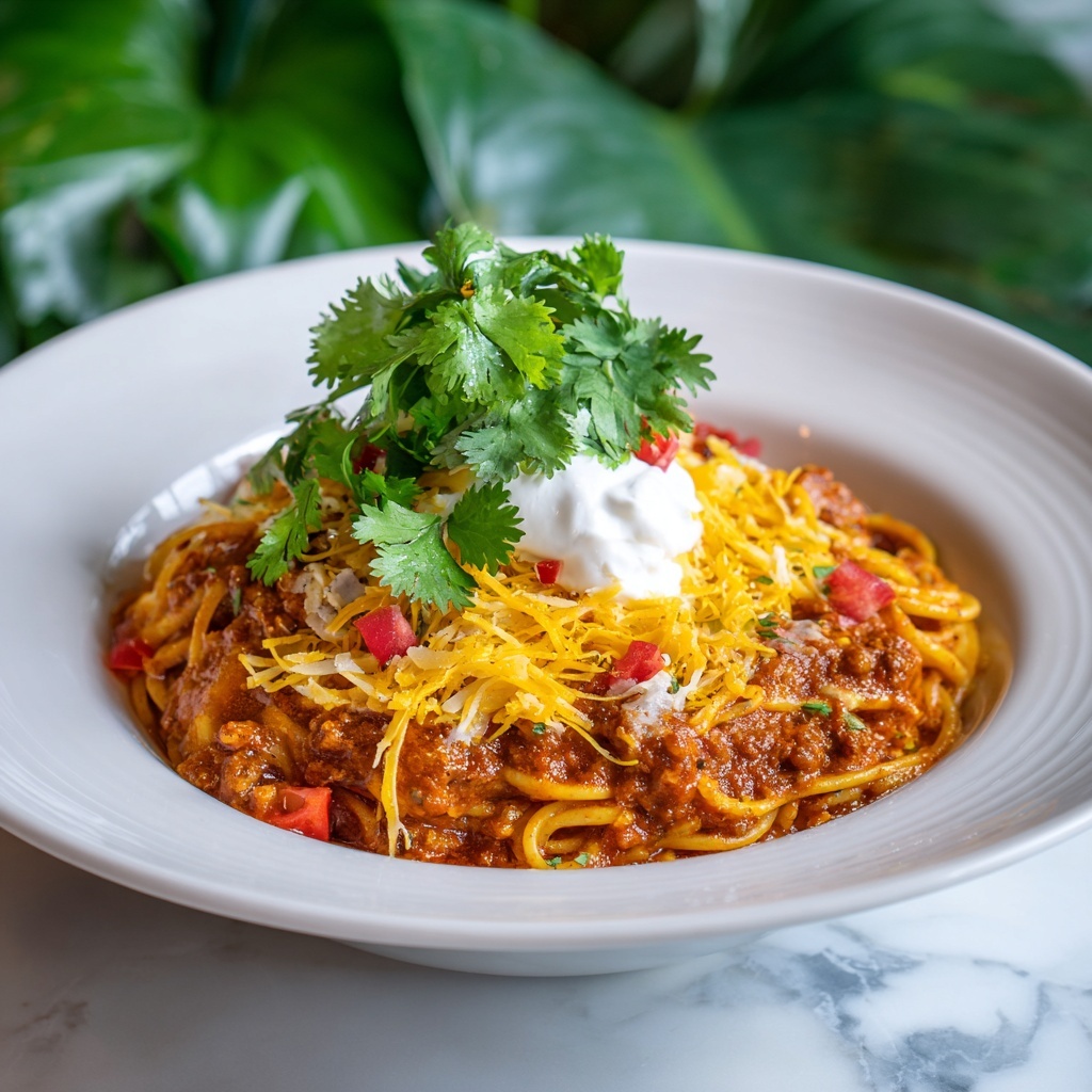 Taco Spaghetti Recipe - Recipe Image