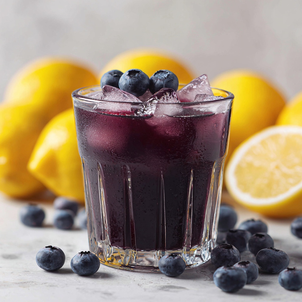 Antioxidant Blueberry-Lemon Green Tea Recipe - Recipe Image