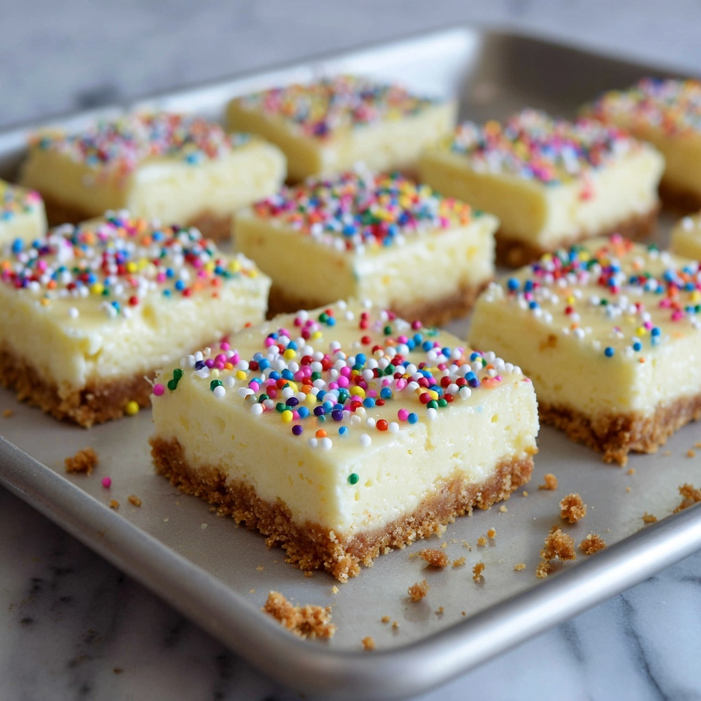 Sugar Cookie Cheesecake Bars Recipe - Recipe Image