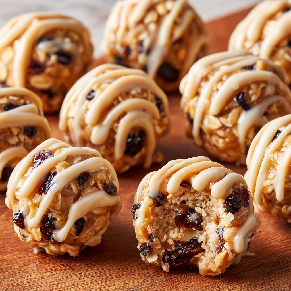 Oatmeal Raisin Cookie Protein Balls Recipe - Recipe Image