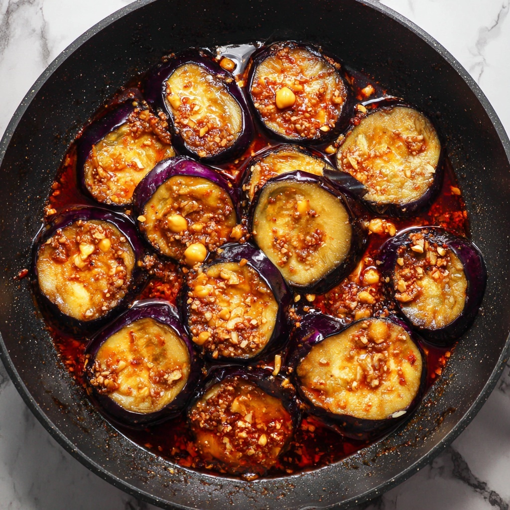 Calabrian Chili Butter Eggplant with Crispy Chickpeas Recipe - Recipe Image