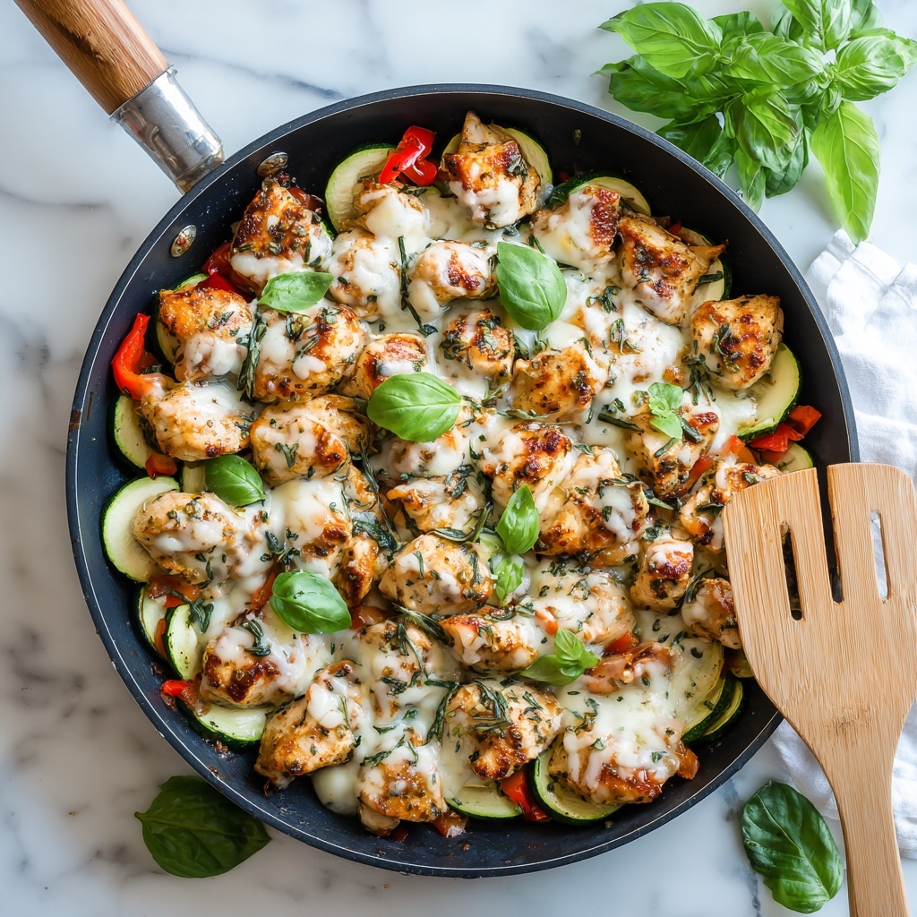 Italian Chicken Skillet with Pesto Recipe - Recipe Image