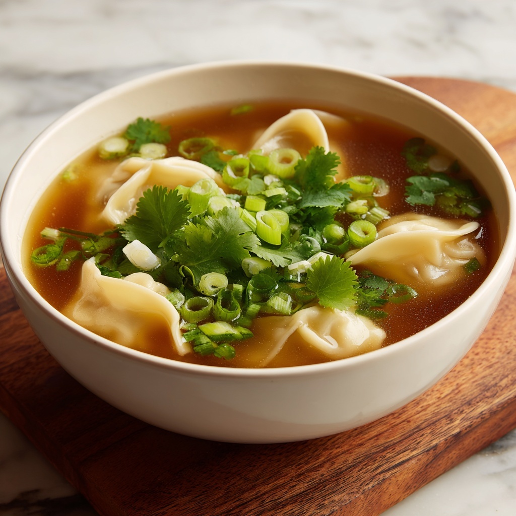 Homemade Wonton Soup Recipe - Recipe Image