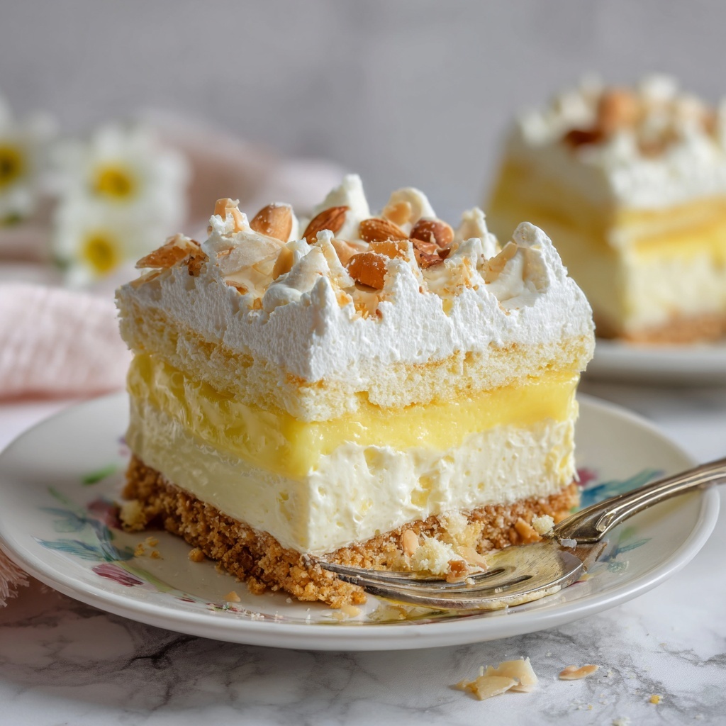 Coconut Cream Layered Dessert Recipe - Recipe Image