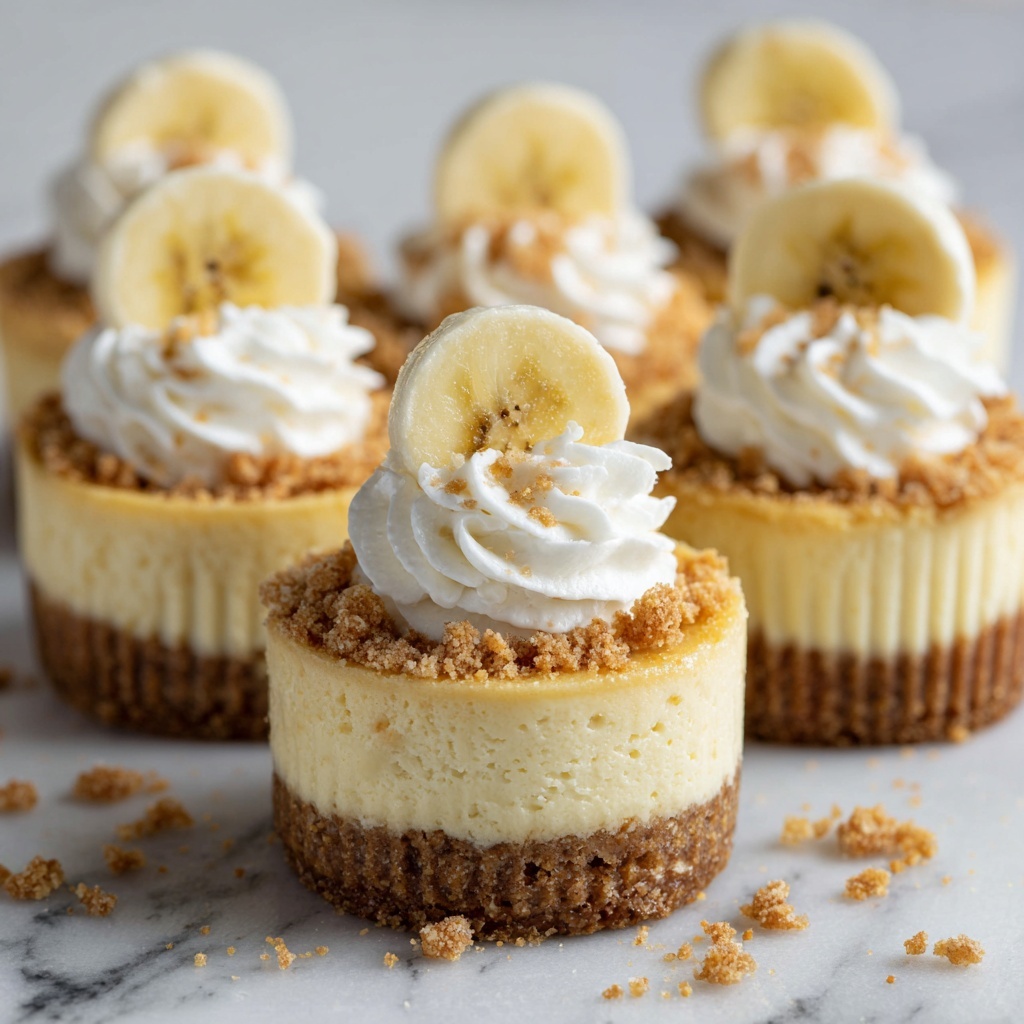 Mini Banana Pudding Cheesecakes Recipe - Recipe Image