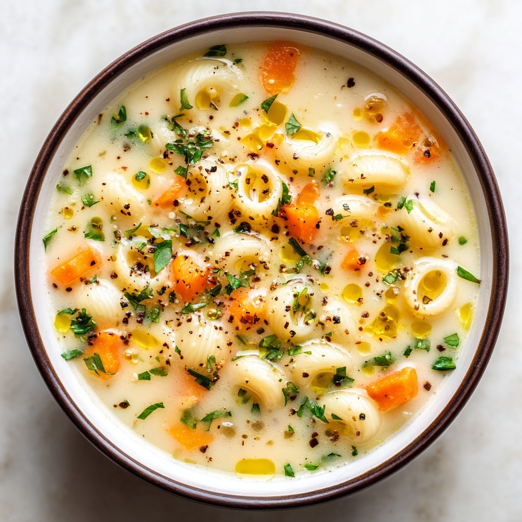 Pastina Soup with Egg and Parmesan Recipe - Recipe Image