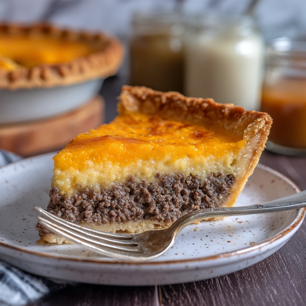 Easy Hamburger Pie Recipe - Recipe Image