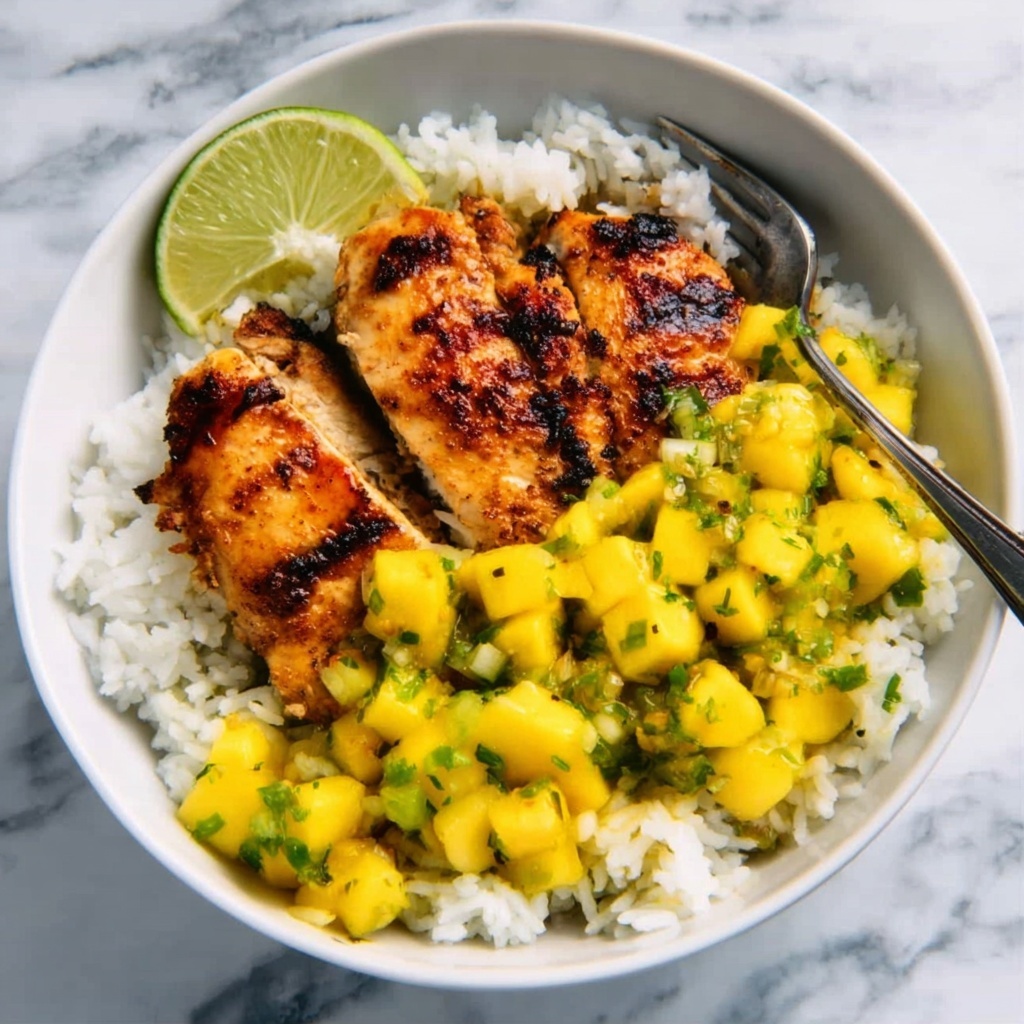 BBQ Salmon with Mango Avocado Salsa Recipe - Recipe Image