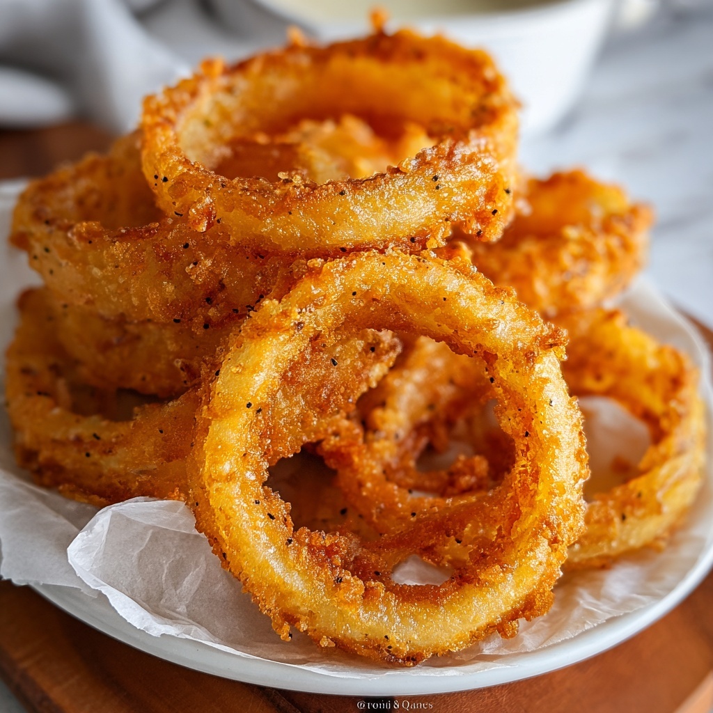 Crispy Fried Onion Rings Recipe - Recipe Image