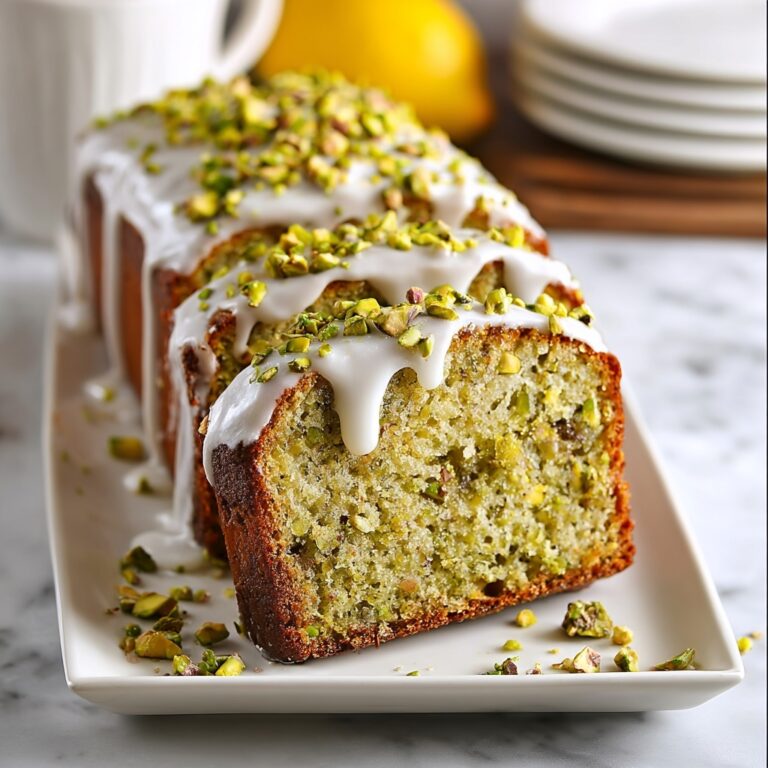 Pistachio Lemon Breakfast Bread Recipe
