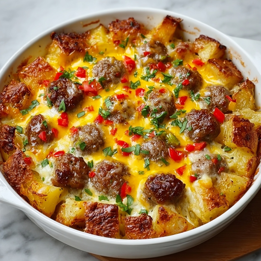 Cheesy Ranch Potatoes and Sausage Recipe - Recipe Image