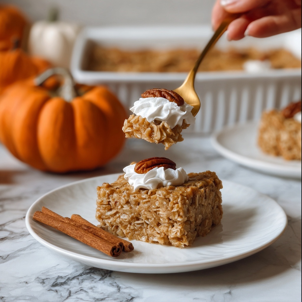 Pumpkin Baked Oatmeal Recipe - Recipe Image