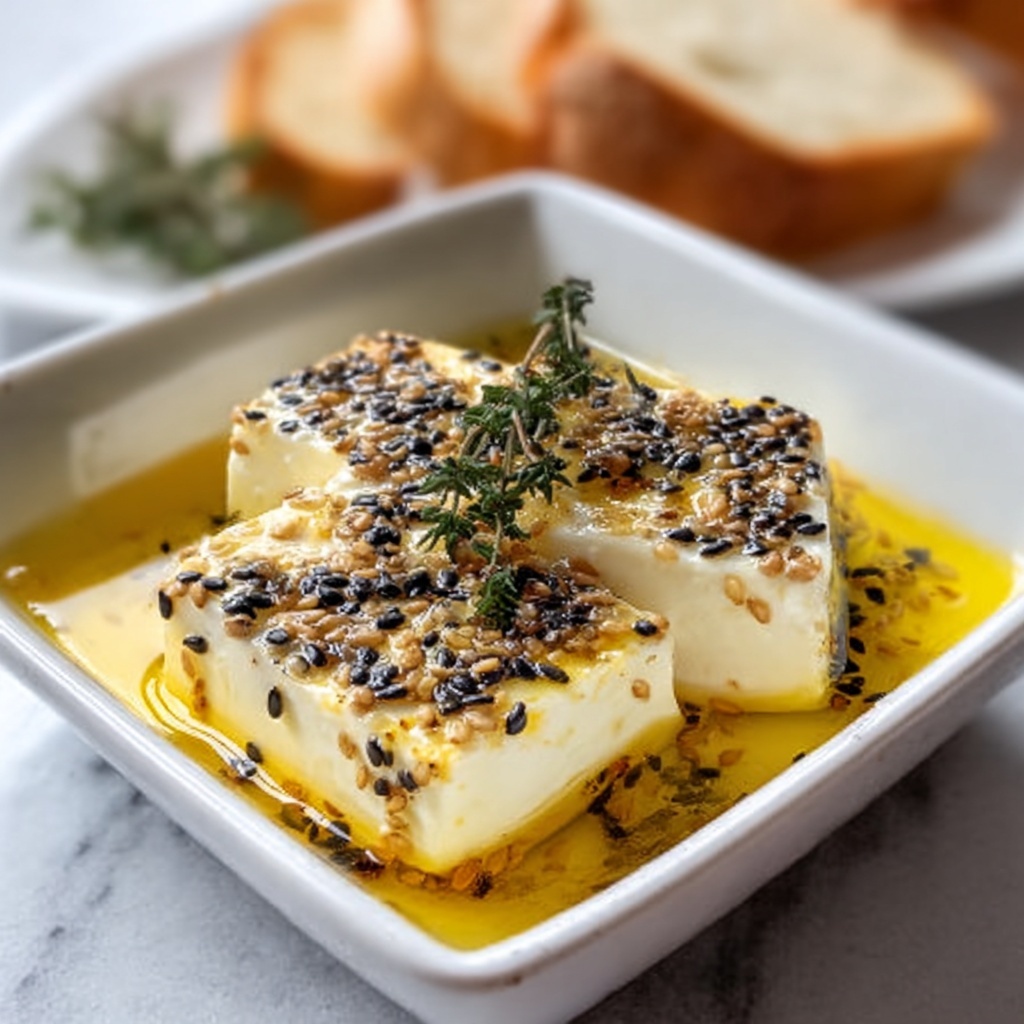 Albanian Baked Feta Recipe - Recipe Image