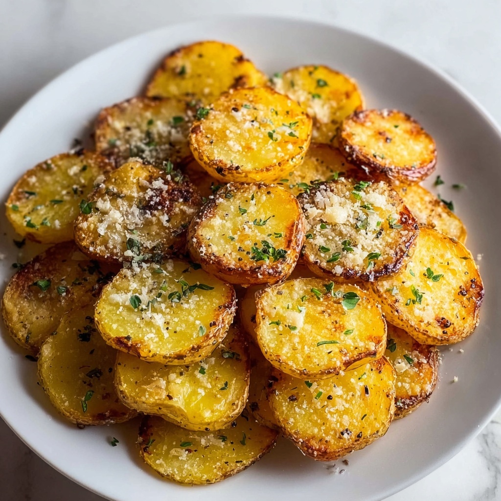 Mini Baked Parmesan Potato Rounds Recipe - Recipe Image