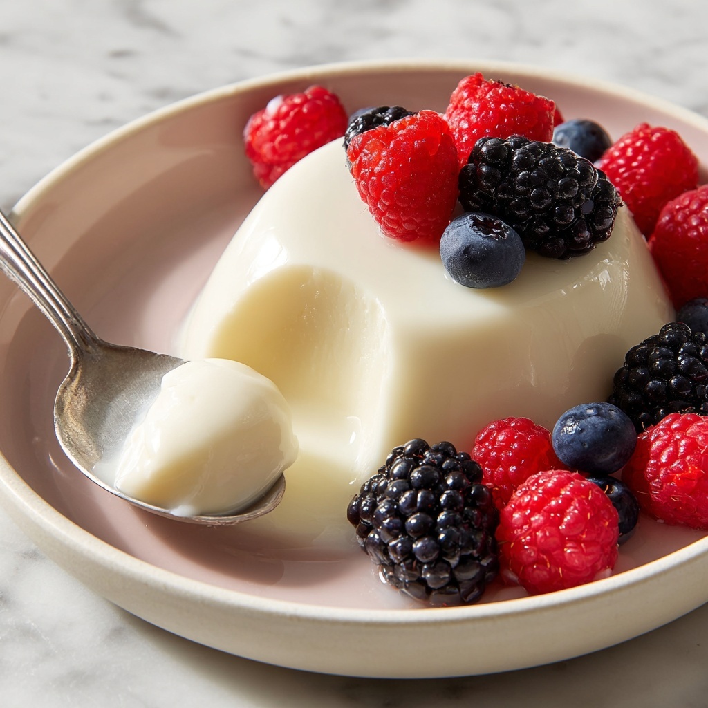 Creamy Vanilla Panna Cotta Recipe - Recipe Image
