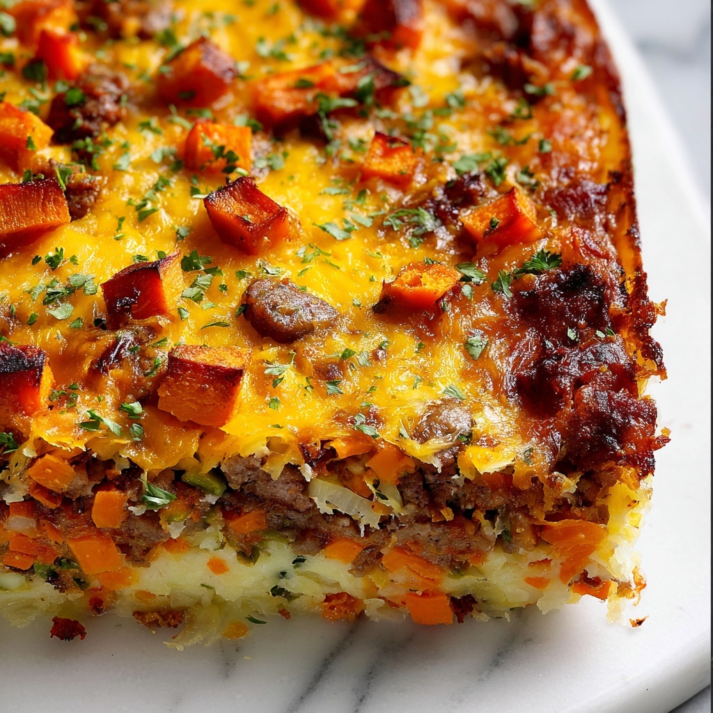 Sweet Potato Hashbrown Breakfast Casserole Recipe - Recipe Image