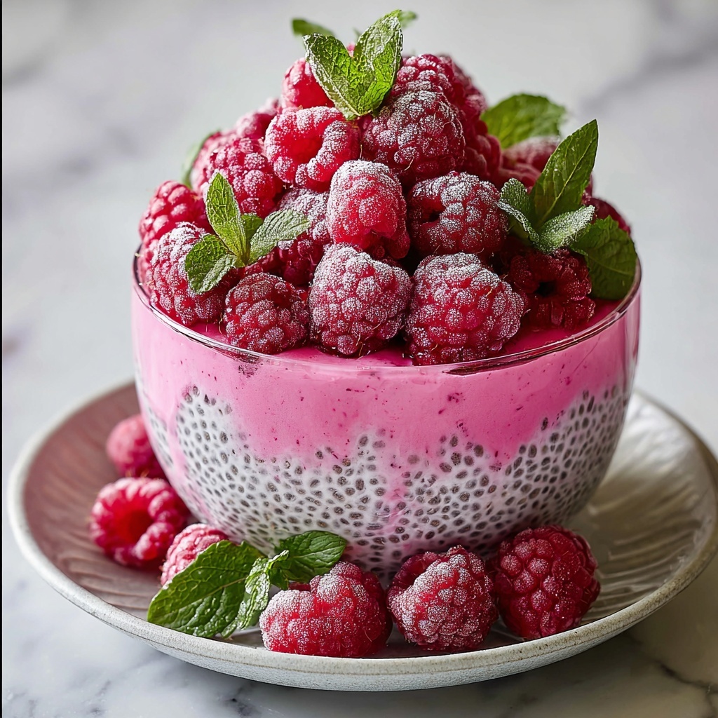 Raspberry Chia Pudding Recipe - Recipe Image