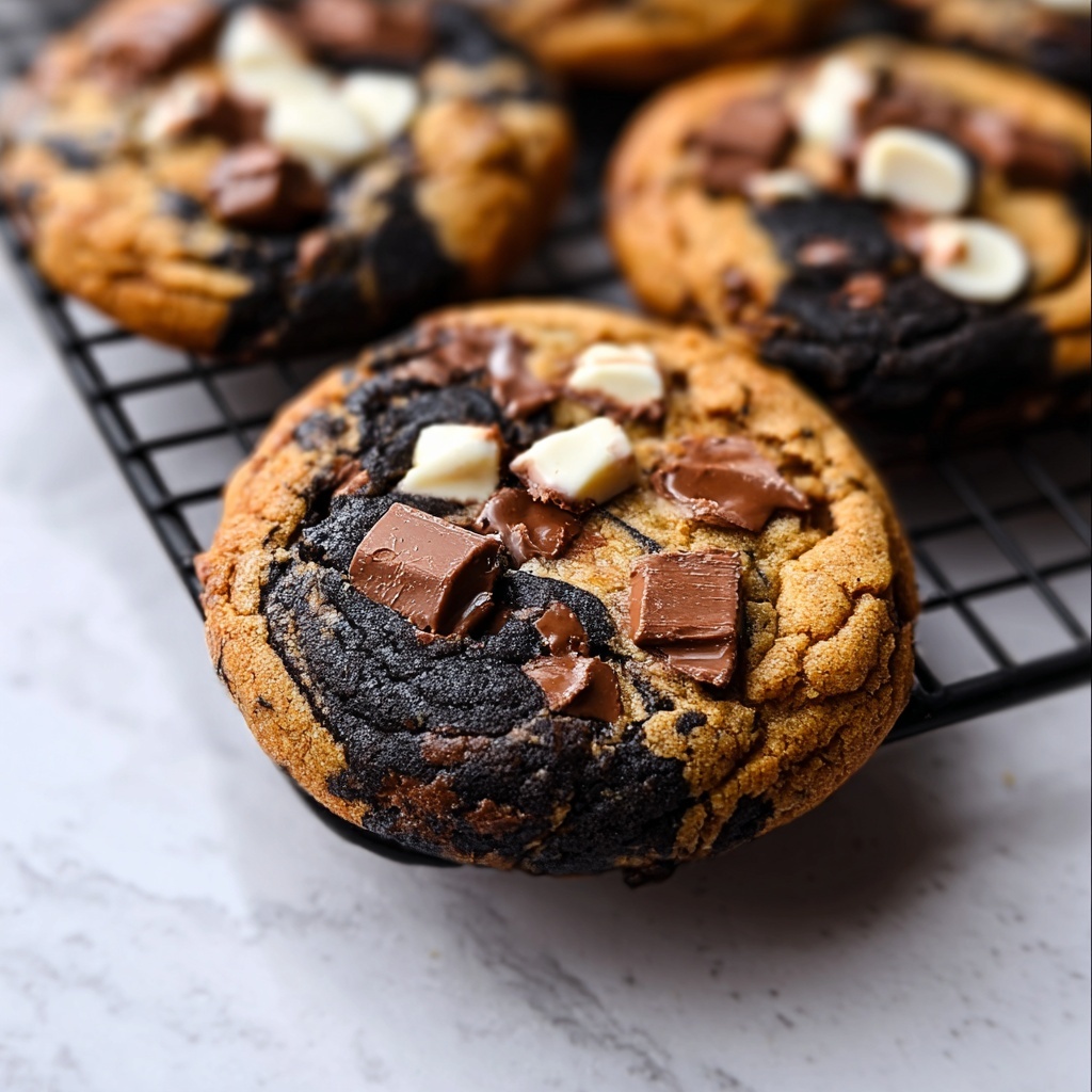 Toasted Milk Marble Cookies Recipe - Recipe Image