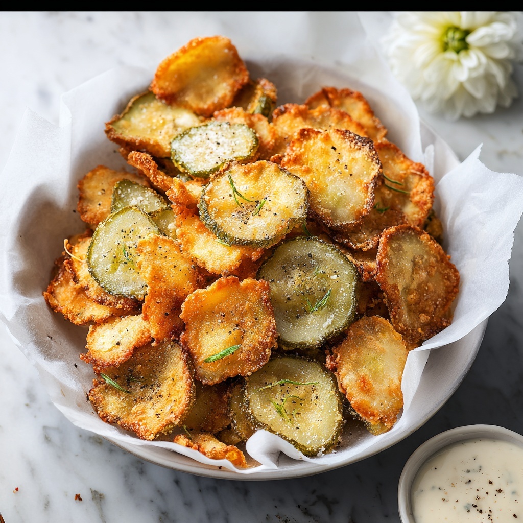 Crispy Deep Fried Pickles Recipe - Recipe Image