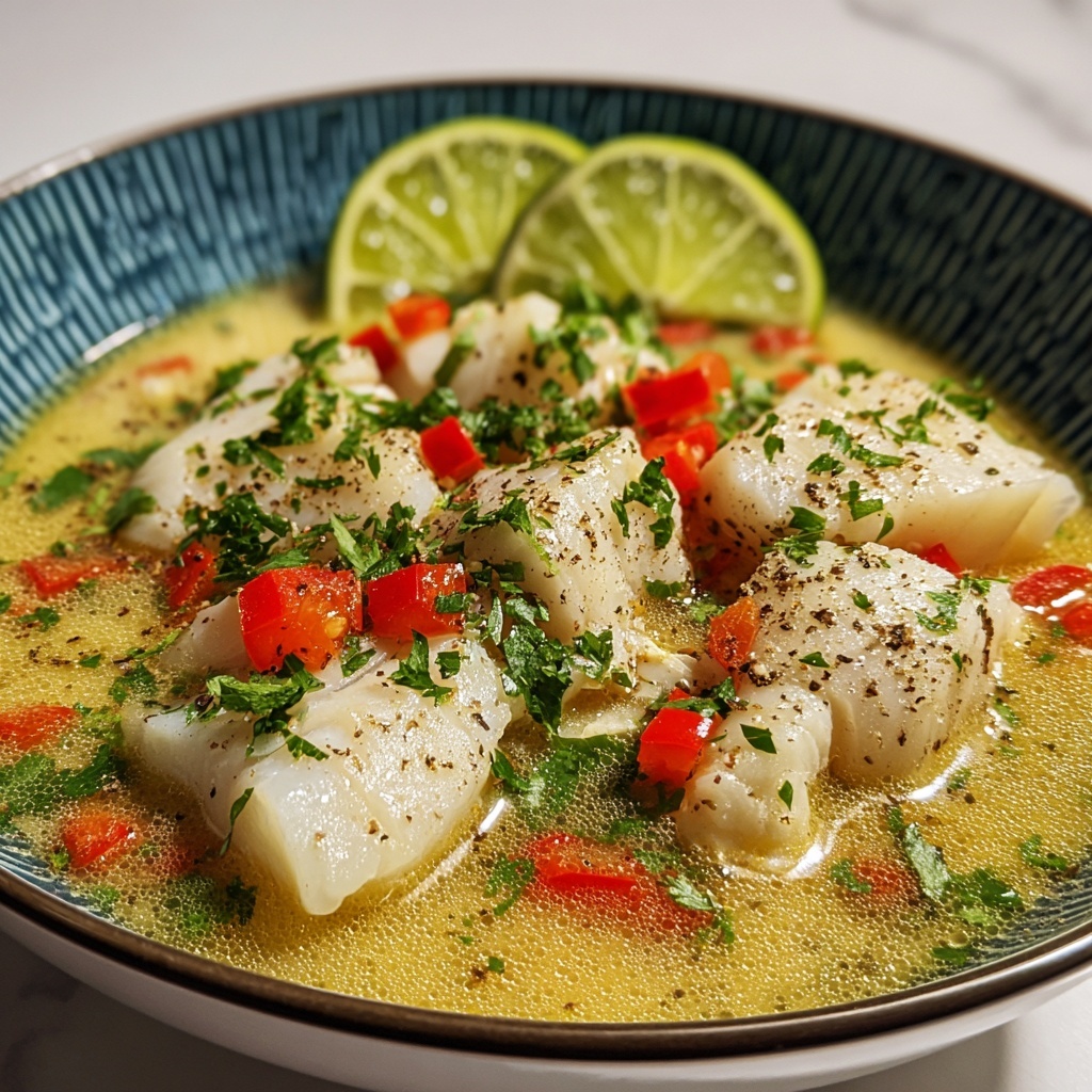 Coconut Lime Fish Soup Recipe - Recipe Image