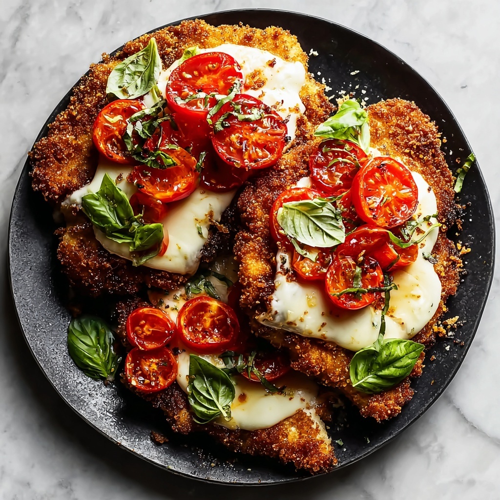 Crispy Chicken Caprese Recipe - Recipe Image