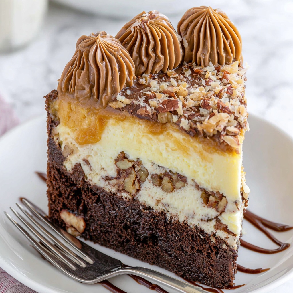 Outrageous Chocolate Coconut Cheesecake Recipe - Recipe Image
