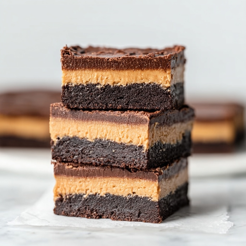 Peanut Butter Stuffed Brownies Recipe - Recipe Image