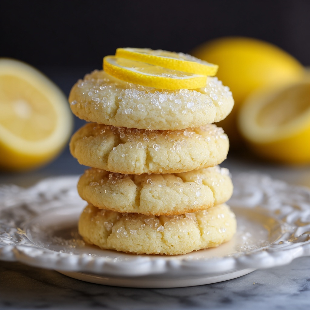 Lemon Sugar Cookies Recipe - Recipe Image