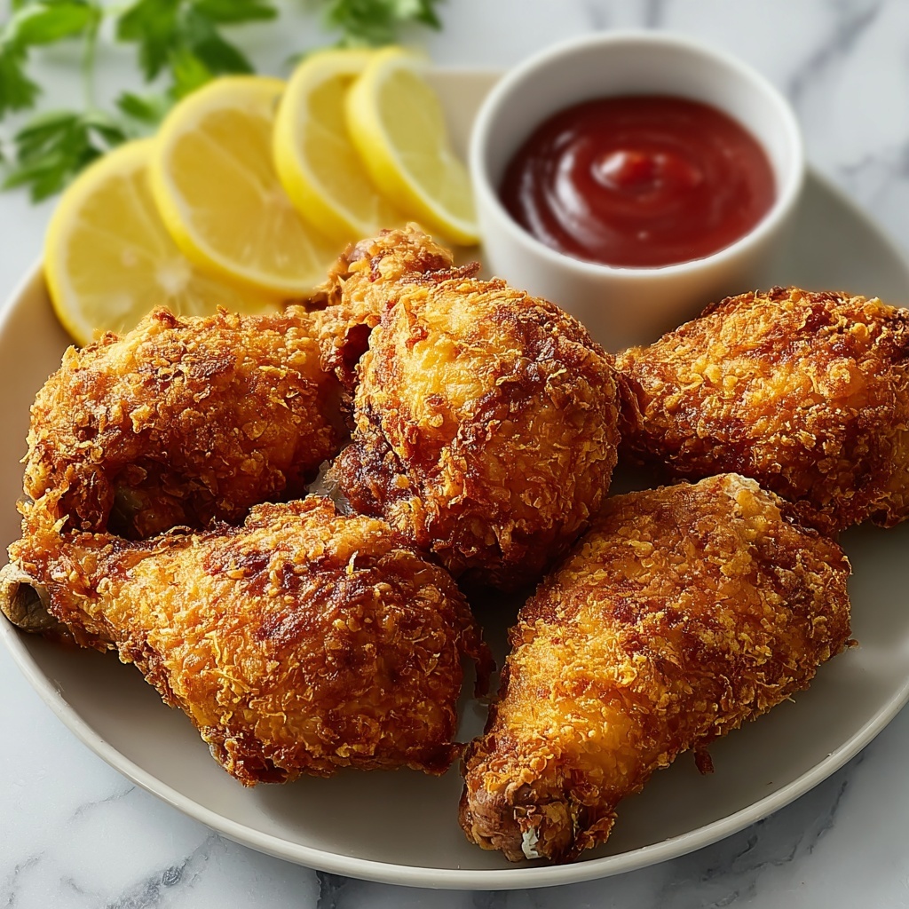 Pollo Campero-Style Air Fryer Fried Chicken Recipe - Recipe Image