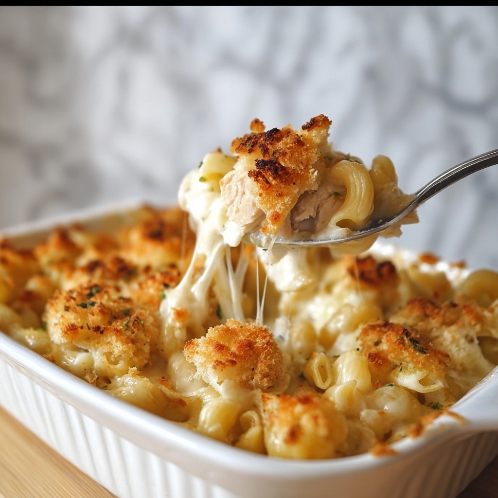 Chicken Parmesan Mac and Cheese Recipe - Recipe Image