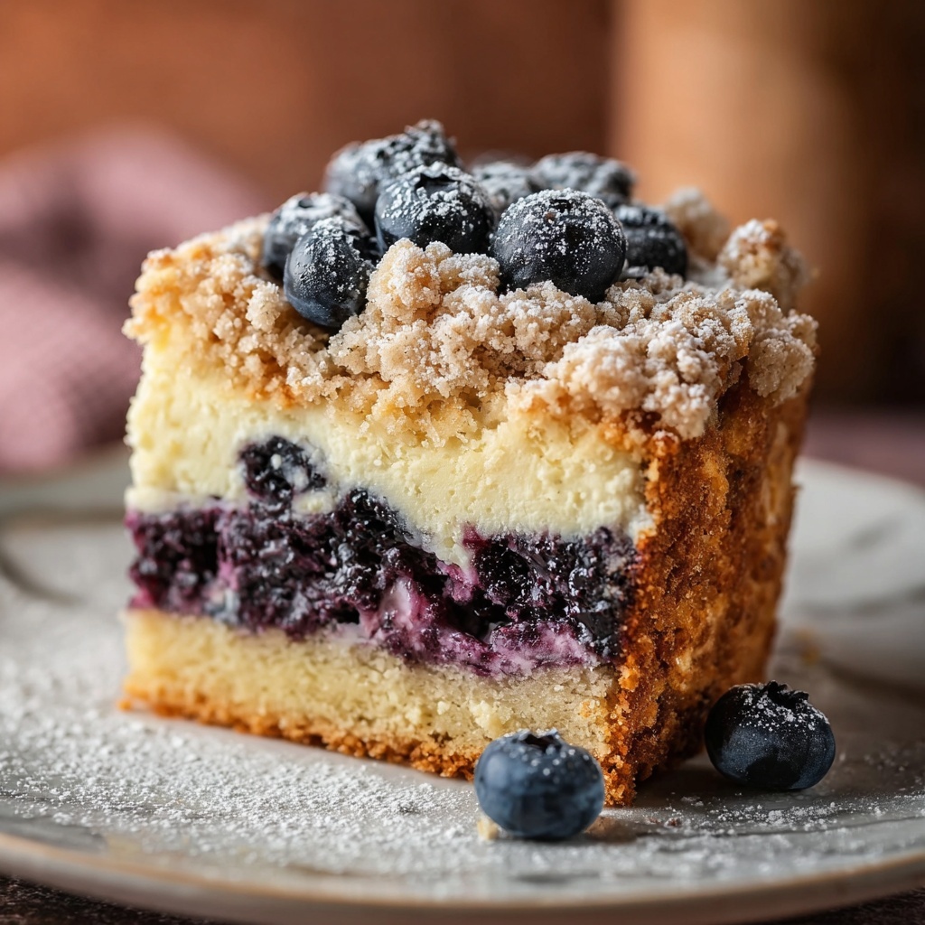 Blueberry Sour Cream Coffee Cake Recipe - Recipe Image