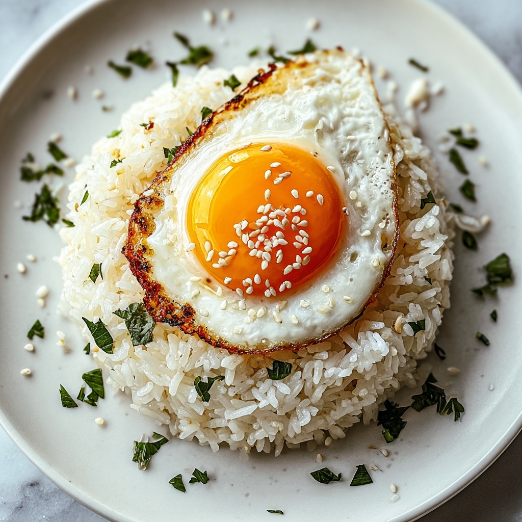 Easy Arroz Con Huevo Frito Recipe - Recipe Image