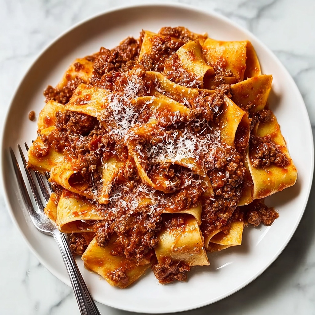 Tuscan Ragu with Beef and Pork Sausage Recipe - Recipe Image