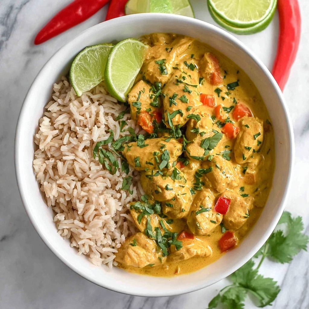 Thai Slow Cooker Chicken Curry with Butternut Squash and Coconut Milk Recipe - Recipe Image
