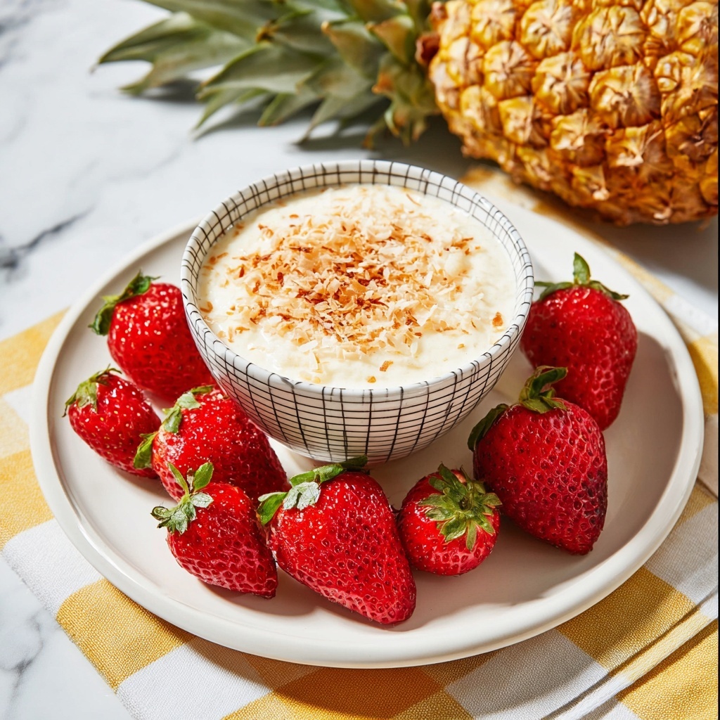 Pina Colada Fruit Dip Recipe - Recipe Image