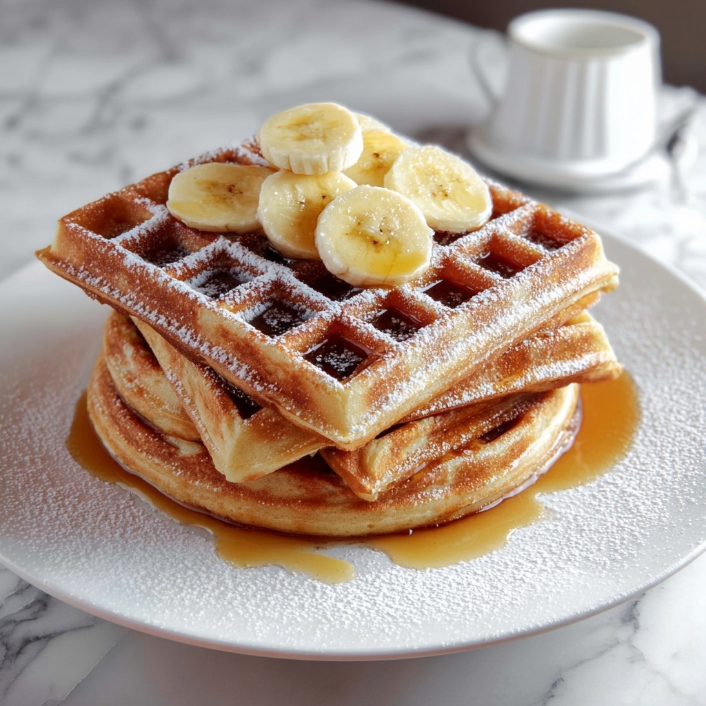 TikTok-Inspired Cloud Waffles Recipe - Recipe Image