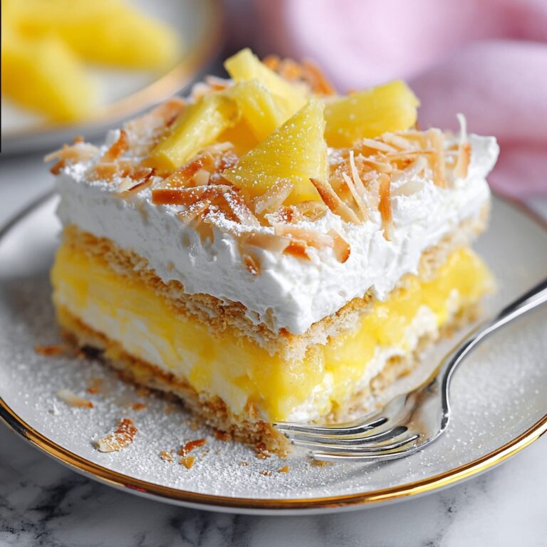 Easy No-Bake Pineapple Dessert Recipe