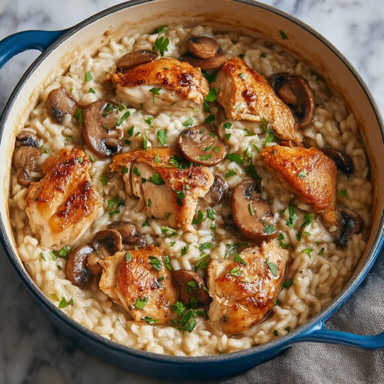 Chicken and Rice with Mushrooms Recipe