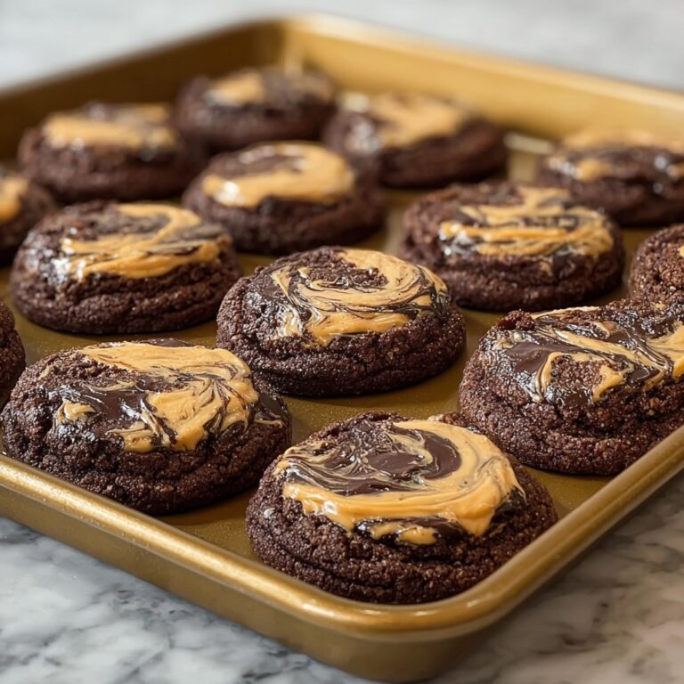 Peanut Butter Brownie Swirl Cookies Recipe