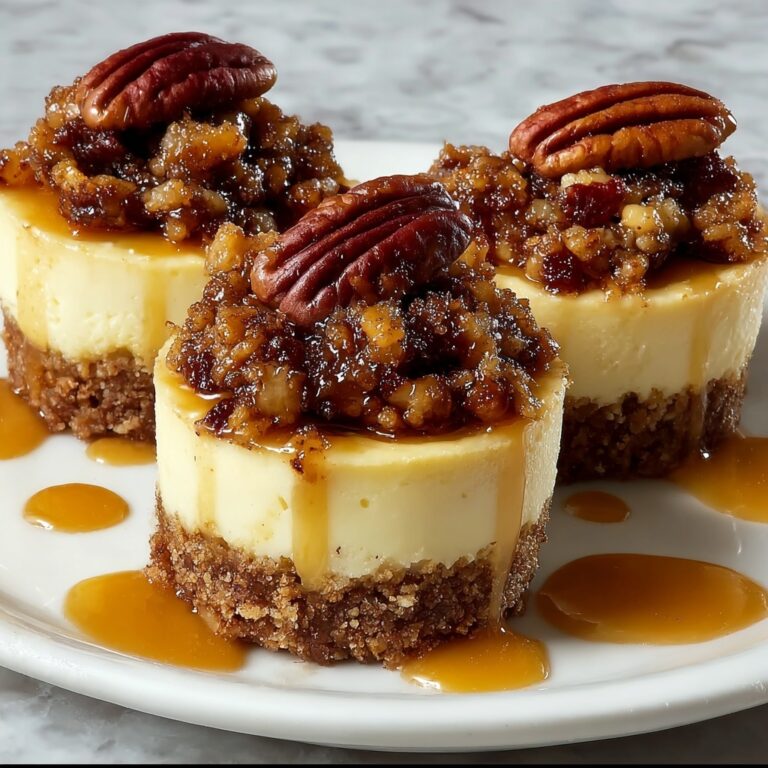 Air Fryer Mini Pecan Cheesecakes Recipe