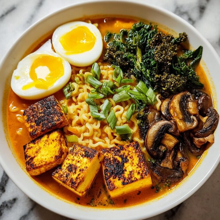 Pumpkin Miso Ramen with Crispy Sage and Tofu Recipe