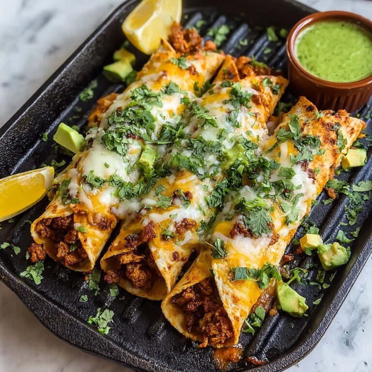 Crispy Rolled Chipotle Beef Tacos Recipe