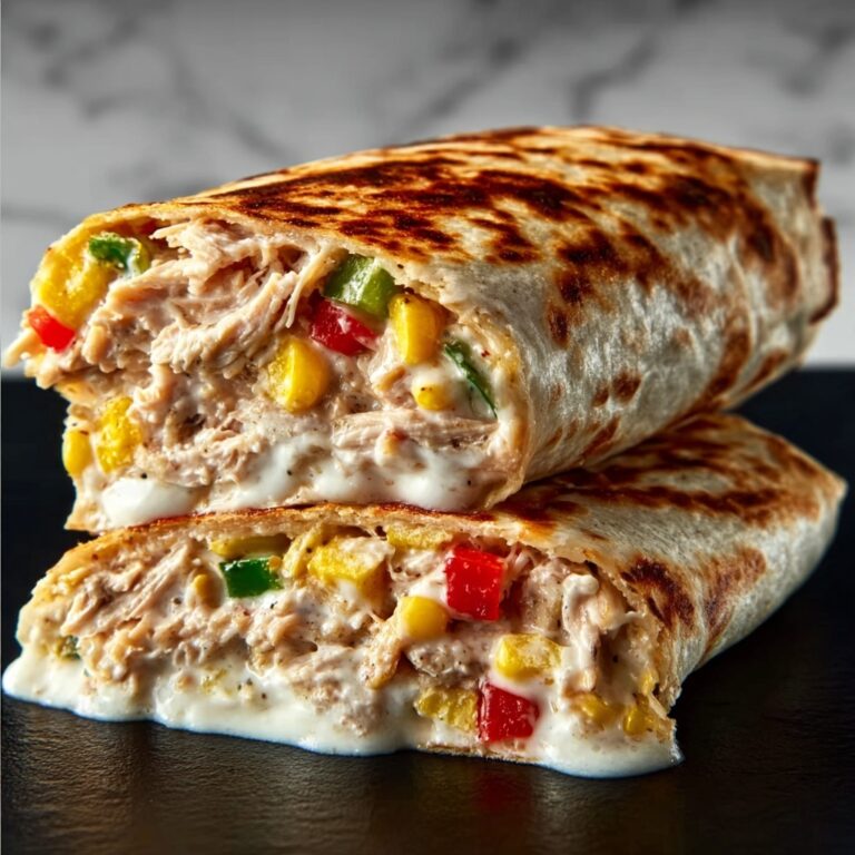 Crispy Chicken Bell Pepper Ranch Burritos Recipe