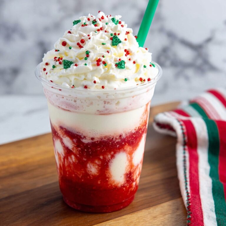 Santa Claus Frappuccino Recipe